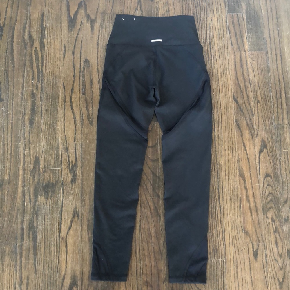 NWOT Aerie Black Mesh High Waist Leggings XS - Picture 5 of 7